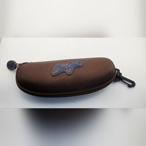 Maui Jim Brown Sport Eyeglasses Case - Zippered w/Clip